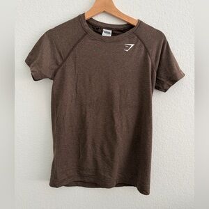 Gymshark Women’s Vital Light Tshirt Brown Size Small